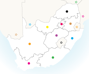 Map of South Africa's provinces